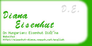 diana eisenhut business card